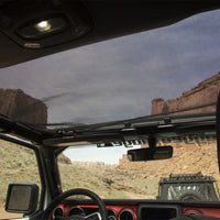 Rugged Ridge Eclipse Sun Shade Black Front 18-20 Jeep Wrangler JLU/JT