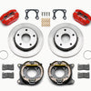 Wilwood Dynapro Lug Mount P/S Park Brake Kit Red Big Ford 2.00in Off Bronco 5 x 5.50