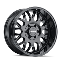 Mayhem 8110 Tripwire 20x10 / 6x135 BP / -19mm Offset / 106mm Hub Black w/ Milled Spokes Wheel