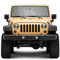 Raxiom 07-18 Jeep Wrangler JK Axial Series LED Turn Signals w/ Halo (Smoked)