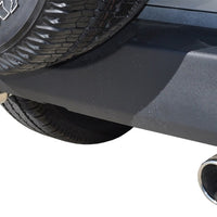 Corsa 2007-2011 Jeep Wrangler 3.8L/12-14 Wrangler 3.6L Polished Sport Axle-Back Exhaust