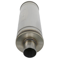 aFe MACH Force-Xp 409 SS Muffler 2.5in Center/Center 18in L x 6in Dia - Round Body