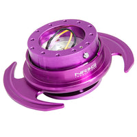 NRG Quick Release Kit Gen 3.0 - Purple Body / Purple Ring w/Handles