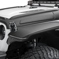 Bushwacker 07-18 Jeep Wrangler JK/JKU Trail Armor Hood Armor (3pc Set) - Tex. Black