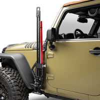 Go Rhino 07-18 Jeep Wrangler JK/JKU Front Fender Jack Mount for Hi-Lift Jack - Tex. Blk