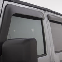 AVS 07-18 Jeep Wrangler Unlimited Ventvisor Low Profile Window Deflectors 4pc - Matte Black