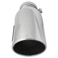 aFe MACH Force-XP 304 SS Single Wall Polished Exhaust Tip Pair 4in Inlet x 6in Outlet x 15in L