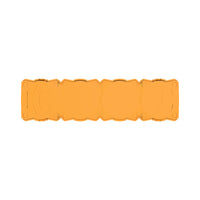 KC HiLiTES FLEX ERA LED Light Bar 10in. Light Shield - Amber (SHIELD ONLY)