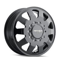 Mayhem 8181 Challenger Dually 22x8.25 / 10x285 BP / 169mm Offset / 220.1mm Hub Full Black Wheel