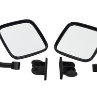 Kentrol 97-18 Jeep Wrangler TJ/JK E-Z Detach Mirrors Pair - Textured Black