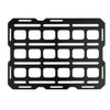 BuiltRight Industries 10in x 7.5in Tech Plate Steel Mounting Panel - Black