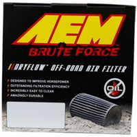 AEM 2.75 in x 5 in Dryflow Air Filter