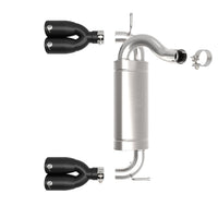 aFe Rebel Series 2.5in 409 SS Axle-Back Exhaust System Black 07-18 Jeep Wrangler (JK) V6-3.6L/3.8L