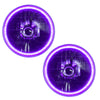 Oracle Lighting 97-06 Jeep Wrangler TJ Pre-Assembled LED Halo Headlights -UV/Purple SEE WARRANTY