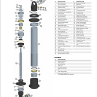 Fox (T) Reducer Dia. 750 ID Spherical Dia.1.230 OD 1.546 x Dia.14Mm O-Ring Seal Stainless Steel