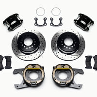 Wilwood D154 P/S Park Brake Kit Drilled Small Ford 2.66in Offset