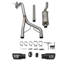 aFe Rebel Series CB 2.5in Dual Center Exit SS Exhaust w/ Black Tips 07-15 Jeep Wrangler 3.6L/3.8L V6