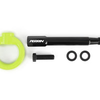 Perrin 2022 Subaru WRX / 18-21 Crosstrek / 14-21 Forester Tow Hook Kit (Front) - Neon Yellow