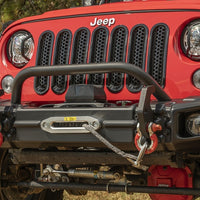 Rugged Ridge Arcus Front Bumper Tube Overrider Black JK