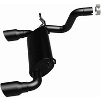 MagnaFlow 2018+ Jeep Wrangler 3.6L Dual Black Tip Axle-Back Exhaust