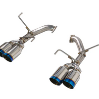 Remark 2022+ Subaru WRX (VB) 4in Axleback Exhaust w/ Burnt Stainless Single Wall Tip