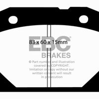 EBC 2018+ Jeep Wrangler (JL) Ultimax Rear Brake Pads