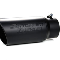 Sinister Diesel Universal Black Ceramic Coated Stainless Steel Exhaust Tip (4in to 5in)