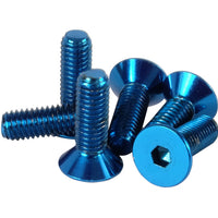 NRG Steering Wheel Screw Upgrade Kit (Conical) - Blue