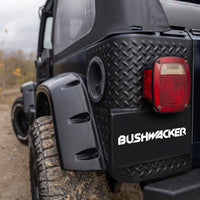 Bushwacker 97-06 Jeep Wrangler Trail Armor Rear Corners - Black