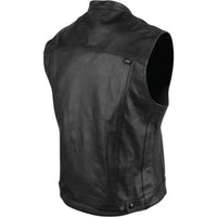 Speed and Strength Band Of Brothers Leather Vest Black - Small