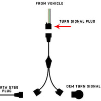 Oracle Wrangler JK Switchback Turn Signal Y Splitter Adapter (Single) SEE WARRANTY