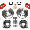 Wilwood Forged Dynalite P/S Park Brake Kit Red 58-64 Olds/Pontiac Ends