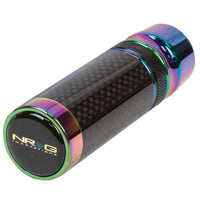 NRG Slimboy Adjustable Shift Knob (M10X1.25) Nissan / Mazda / Toyota - Carbon Fiber / Neochrome