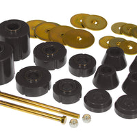 Prothane 67-72 GM Body Mount 12 Bushing Kit - Black