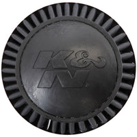 K&N Universal Rubber Filter Round Tapered 6in Flange ID x 7.5in Base OD x 5.25in Top OD x 6in Height