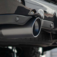 MagnaFlow 2018+ Jeep Wrangler 3.6L Dual Black Tip Axle-Back Exhaust