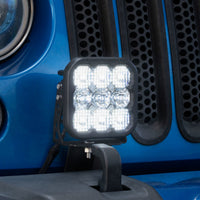 Diode Dynamics 07-18 Jeep JK Wrangler SS5 Bumper LED Pod Light Kit - Yellow Pro Combo