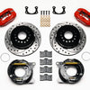 Wilwood Forged Dynalite P/S Park Brake Kit Drill Red New Big Ford 2.50in Offset Front Caliper Mount