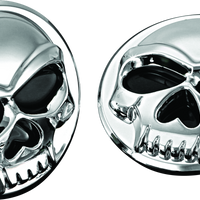 Kuryakyn Universal Zombie Medallions 2in Diameter Chrome