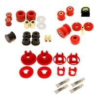 BMR 10-11 5th Gen Camaro Street Version Total Suspension Bushing Kit (BK041/BK021/BK022) - Black/Red