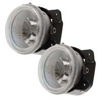 Oracle Lighting 10-15 Jeep Wrangler JK Pre-Assembled LED Halo Fog Lights -Blue SEE WARRANTY