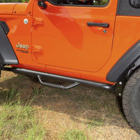 Rugged Ridge Spartan Nerf Bar Textured Black 18-20 Jeep Wrangler JL 2 Door