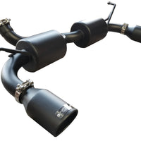 Injen 07-17 Jeep Wrangler JK 3.6L/3.8L 63mm Stealth Black Axle-back Exhaust w/ 4in Black Tips