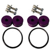 Torque Solution Billet Bumper Quick Release Kit (Purple): Universal