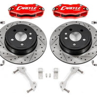 BMR 08-23 Dodge Challenger Brake Kit For 15in Conversion Red Calipers Non-Demon/Redeye