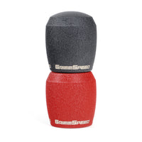 GrimmSpeed Stubby Shift Knob Stainless Steel Red - M12x1.25