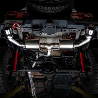 AWE Tuning 2018+ Jeep Wrangler JL/JLU Tread Edition Axle-Back Dual Exhaust - Chrome Silver Tips