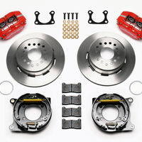 Wilwood Dynapro Dust-Boot P/S Park Brake Kit Red Big Ford 2.36in Offset