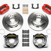 Wilwood Dynapro Dust-Boot P/S Park Brake Kit Red Big Ford 2.36in Offset