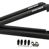 Rhino-Rack Universal Ski/Snowboard Carrier - Fits 6 Pairs of Skis or 4 Snowboards - Black